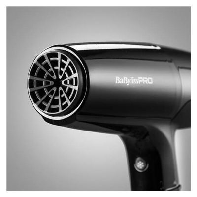 Babyliss PRO Sèche-cheveux Falco Black & Silver BAB8550BE