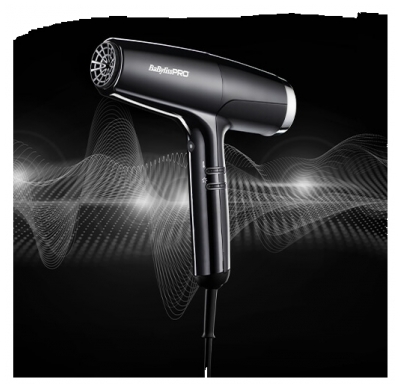 Babyliss PRO Sèche-cheveux Falco Black & Silver BAB8550BE