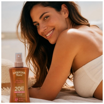 Hawaiian Tropic Hehkuva Suoja SPF20 200 ml