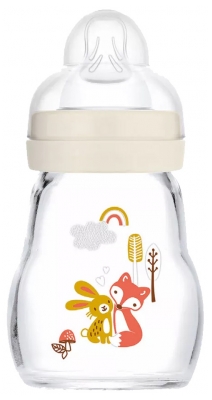 MAM Biberon Verre Premium 170 ml 0 Mois et + Débit 1