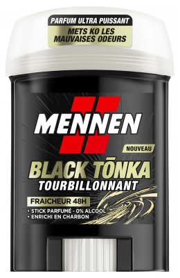 Desodorante Mennen Black Tonka Frescor 48H Bastão Grande 60 ml