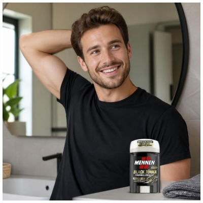 Mennen Deodorant Black Tonka Frisheid 48H Brede Stick 60 ml