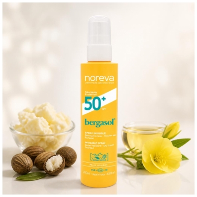 Noreva Bergasol Näkymätön Suihke SPF50+ 200 ml