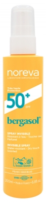Noreva Bergasol Usynlig Spray SPF50+ 200 ml