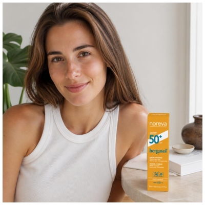 Noreva Bergasol Expert Usynlig Finish Creme SPF50+ 50 ml