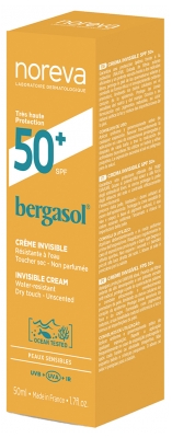 Noreva Bergasol Expert Crème Fini Invisible SPF50+ 50 ml
