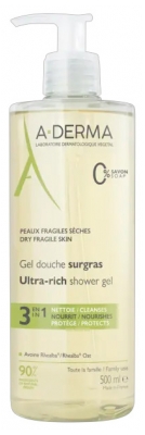 A-DERMA Überfettendes Duschgel 3in1 500 ml