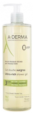 A-DERMA Gel Douche Surgras 3en1 750 ml