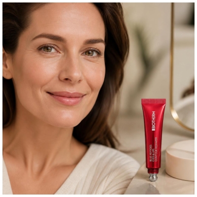 Biotherm Blue Peptides Rosé Balm Øjen- og Læbekontur 15 ml