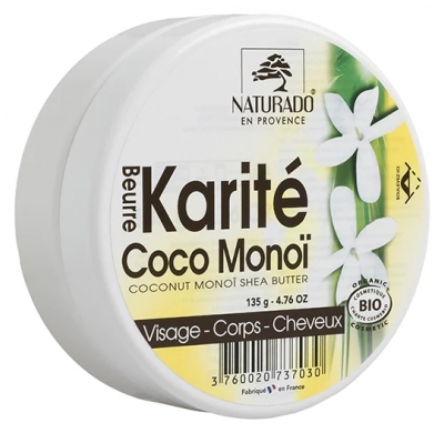 Naturado en Provence Beurre Karité Coco Monoï Bio 135 g