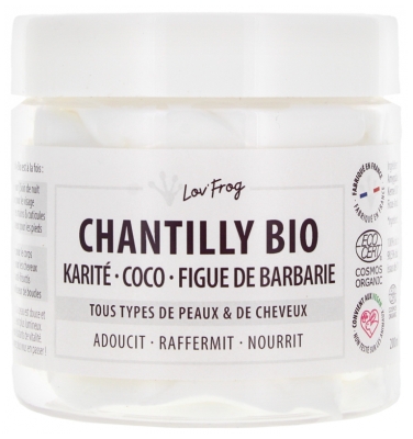 Lov'FROG Chantilly Bio Karité - Coco - Amande Douce 200 ml