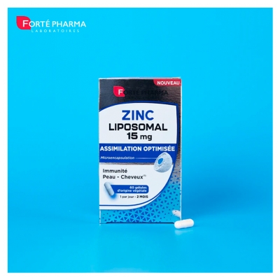 Forté Pharma Cink Liposomal 15 mg 60 Rastlinske Kapsule