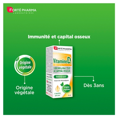 Forté Pharma D-vitamiini 1000 IU 15 ml
