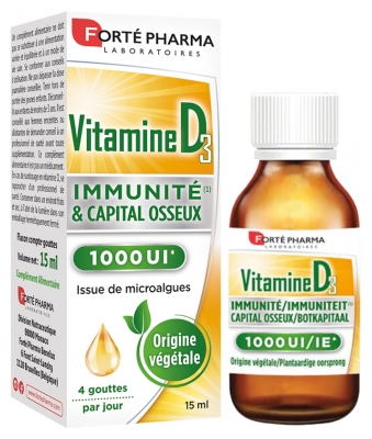 Forté Pharma D-vitamiini 1000 IU 15 ml
