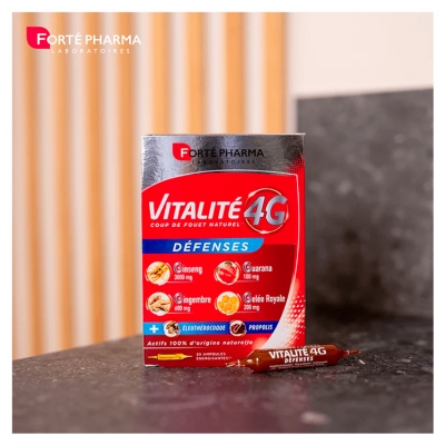 Forté Pharma Vitalidad 4G Defensas 20 Ampollas