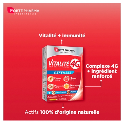 Forté Pharma Vitalité 4G Défenses 20 Ampoules