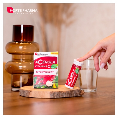 Forté Pharma Vitamina C Acerola 20 Comprimidos Efervescentes