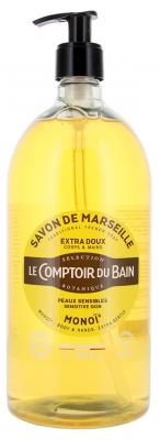 Le Comptoir du Bain Savon de Marseille Monoï 1 L