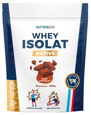 Nutri&Co Whey Isolat Native 900 g