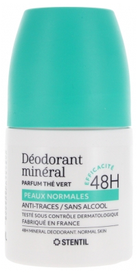Stentil Mineralinis Dezodorantas Normaliai Odai 48H Rutulinis 50 ml