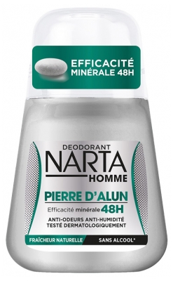Narta Desodorante Hombre Piedra de Alumbre 48H 50 ml