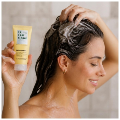 Lazartigue Extra-Gentle Erittäin hellävarainen shampoo 55 ml