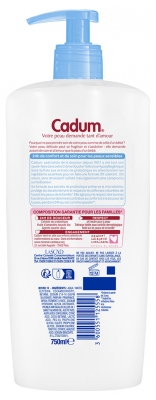 Cadum Hypoallergenisk Creme Bruse Tolerans Sensitiv Hud 750 ml
