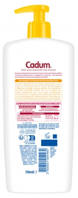 Cadum Crème Douche Surgras Beurre de Karité 750 ml