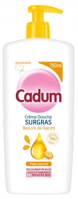 Cadum Surgras Kūno Plovimo Kremas su taukmedžio sviestu 750 ml