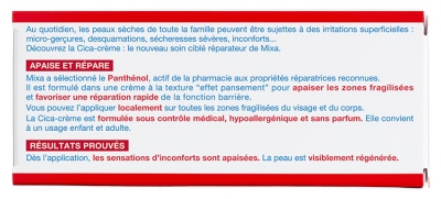 Mixa Cica-Crème Réparatrice Zones Fragilisées 50 ml
