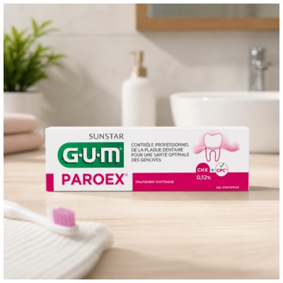 GUM Gel Dentifricio Paroex 75 ml