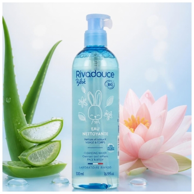 Rivadouce Baby Økologisk Rensende Vand 500 ml