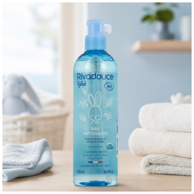 Rivadouce Bébé Luomu Puhdistusvesi 500 ml