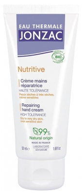 Jonzac Termiskt Vatten Närande Reparerande Handkräm Bio 50 ml