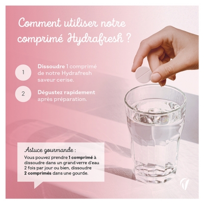 Vitavea Hydrafresh Nesteytys & Energia 20 Poretablettia - Maku: Kirsikka