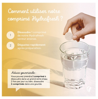 Vitavea Hydrafresh Hydratatie & Energie 20 Bruistabletten - Smaak: Ananas
