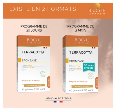 Biocyte Terracotta Bronzage 90 Gélules