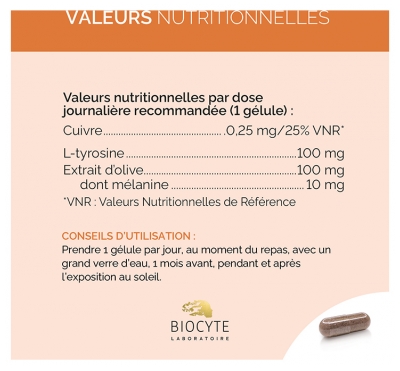 Biocyte Terracotta Bronzage 90 Gélules