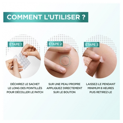 Garnier PureActive Pimple Patch Invisible 8H 22 Patchs