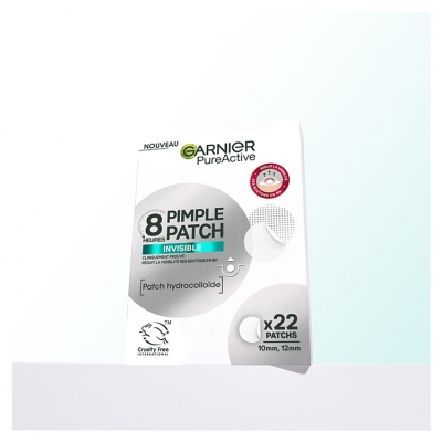 Garnier PureActive Puistjespleister Onzichtbaar 8H 22 Patches