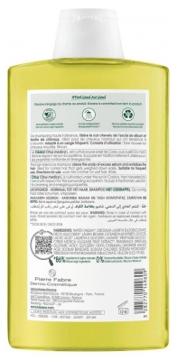 Klorane Légèreté - Cheveux Normaux à Gras Shampoing au Cédrat 400 ml