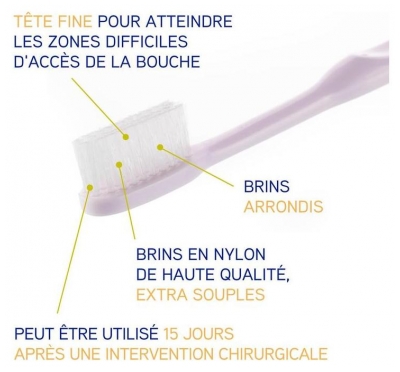 Inava Brosse à Dents Chirurgicale 15/100 - Couleur : Turquoise