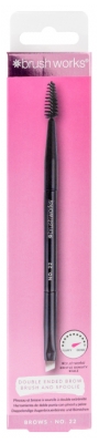 Brushworks Pincel e Escova para Sobrancelhas n.º 22