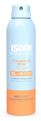 Isdin Fotoprotector Durchsichtiges Spray Für Nasse Haut SPF30 250 ml