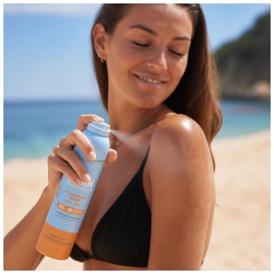 Isdin Fotoprotector Läpinäkyvä Suihke Märkä Iho SPF30 250 ml