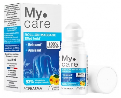 3C Pharma My.Care Roll-On Massage Effet Froid 50 ml