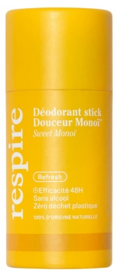 Respire Desodorante en Barra Douceur Monoï Formato Cartón Bio 50 g