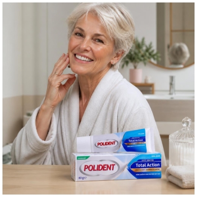Polident Corega Crema Fissante Dentale ad Azione Totale 40 g