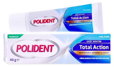 Polident Corega Total Action Crème Adhésive pour Prothèse Dentaire 40 g