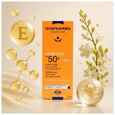 Isispharma Uveblock Fluide Teinté SPF50+ 40 ml